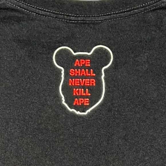 A BATHING APE Bape x Medicom Toy Be@r College Tee - Picture 10 of 11